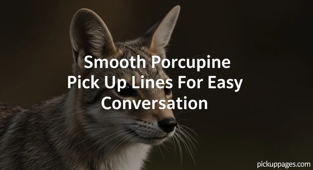 Smooth Porcupine Pick Up Lines For Easy Conversation