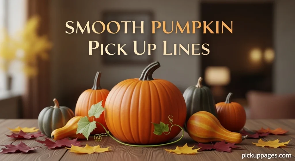 Smooth Pumpkin Pick Up Lines