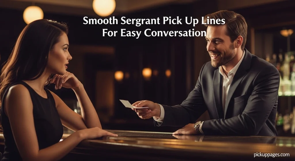 Smooth Sergeant Pick Up Lines For Easy Conversation