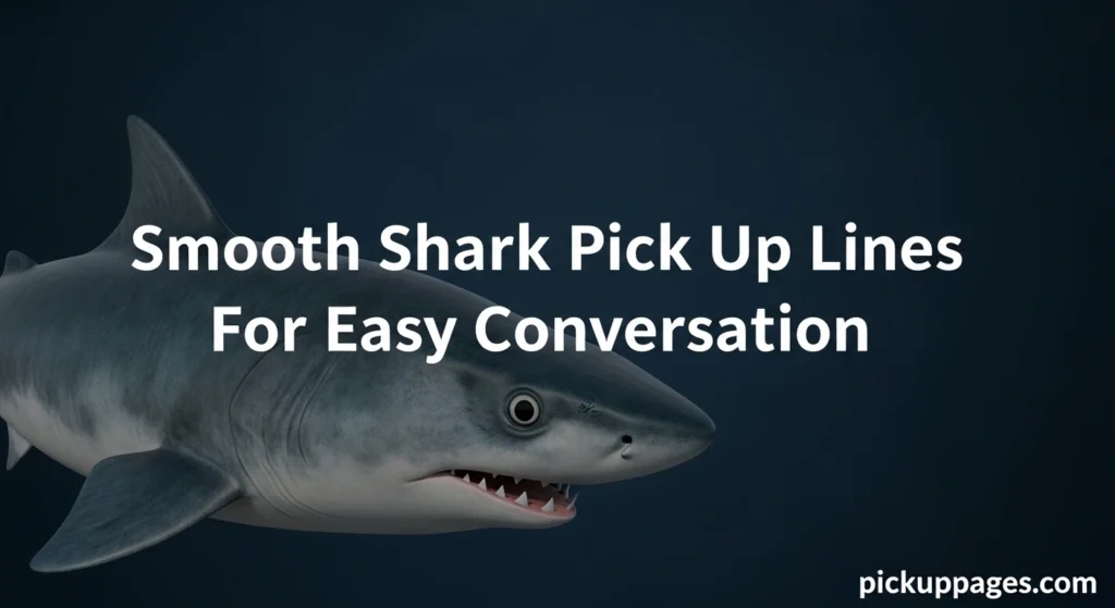 Smooth Shark Pick Up Lines For Easy Conversation