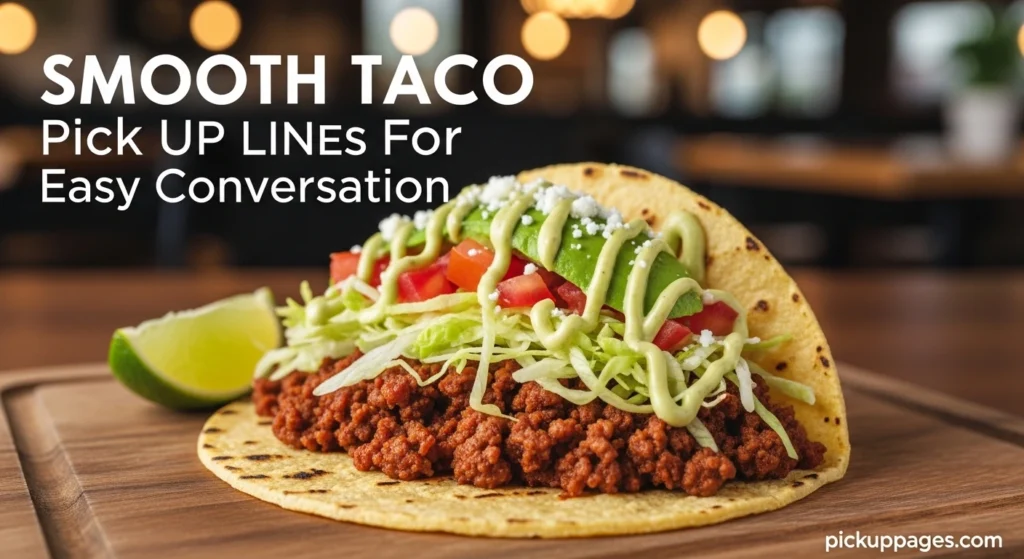 Smooth Taco Pick Up Lines For Easy Conversation