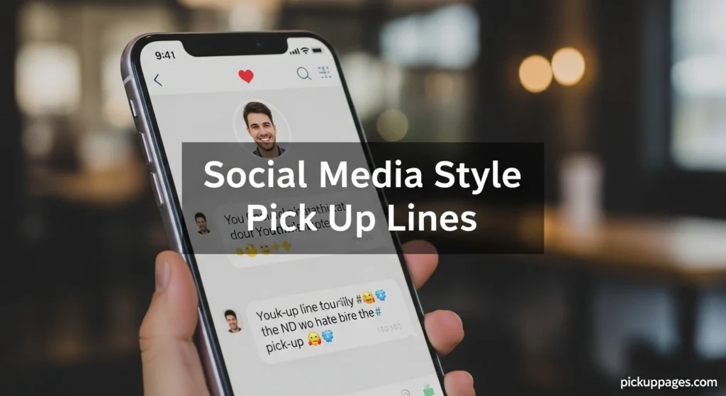 Social Media Style Pick Up Lines