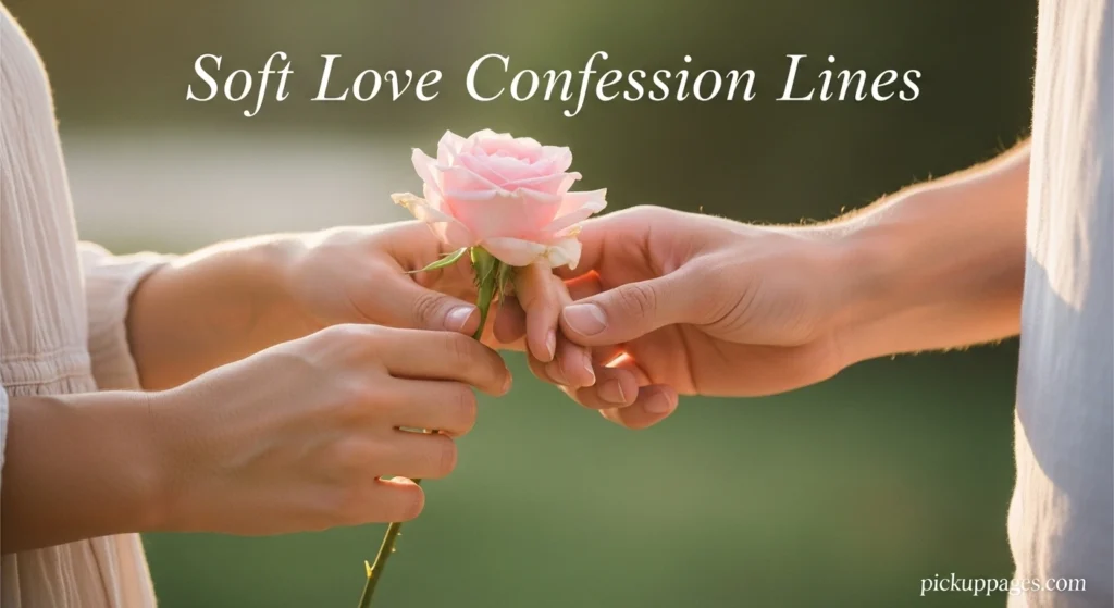 Soft Love Confession Lines