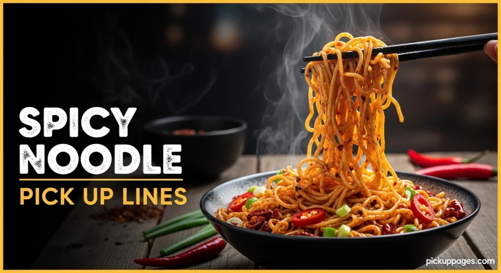 Spicy Noodle Pick Up Lines