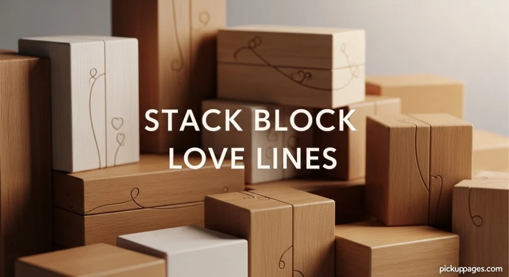 Stack Block Love Lines