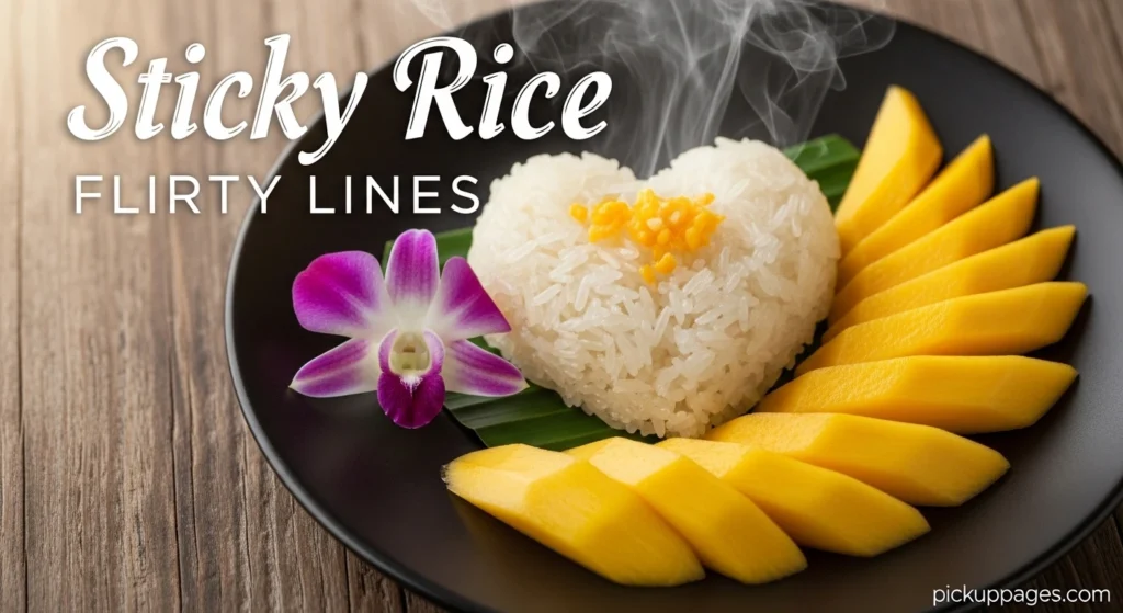 Sticky Rice Flirty Lines