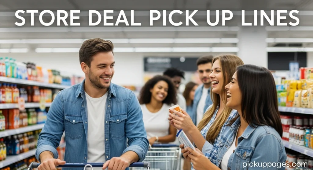 Store Deal Pick Up Lines