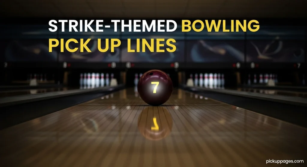 Strike-Themed Bowling Pick Up Lines