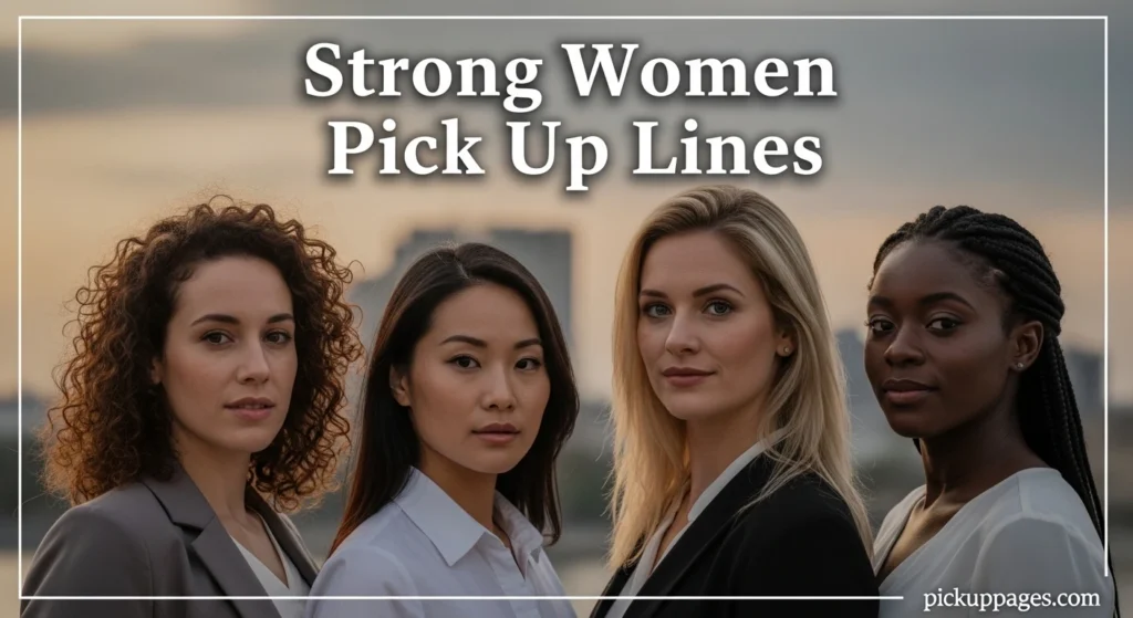 Strong Women Pick Up Lines