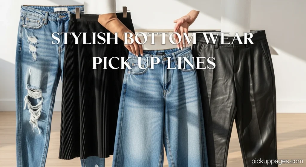 Stylish Bottom Wear Pick Up Lines