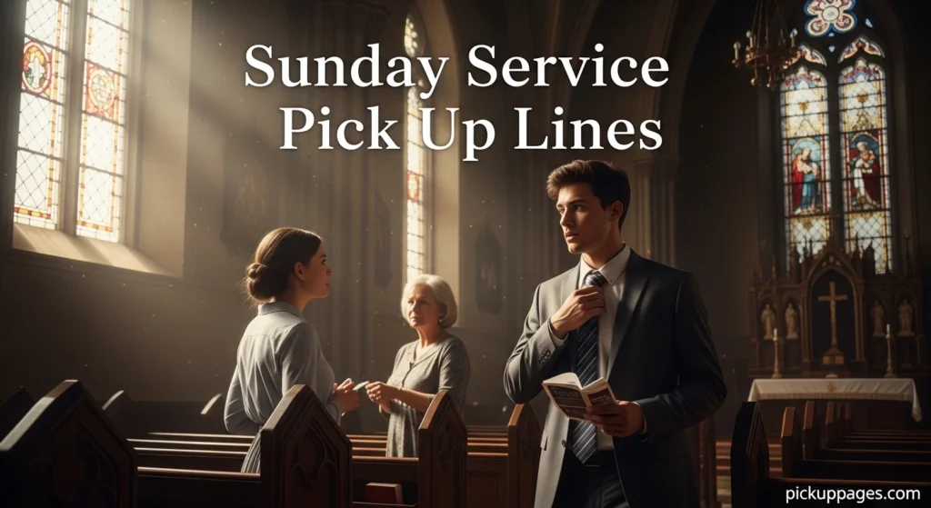 Sunday Service Pick Up Lines