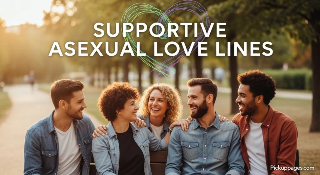 Supportive Asexual Love Lines