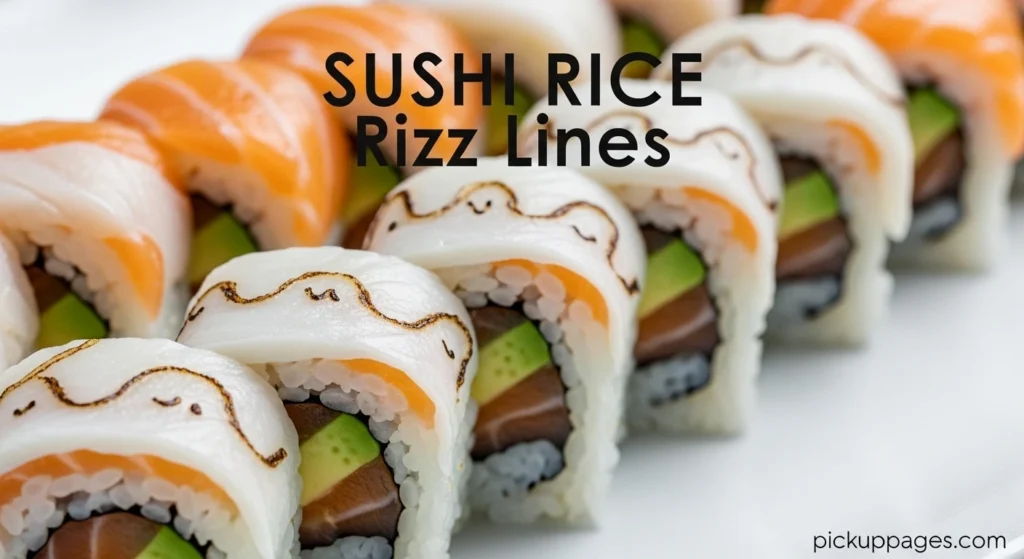 Sushi Rice Rizz Lines