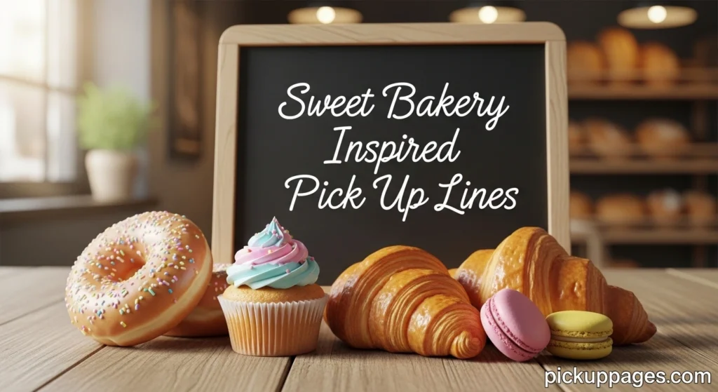 Sweet Bakery Inspired Pick Up Lines