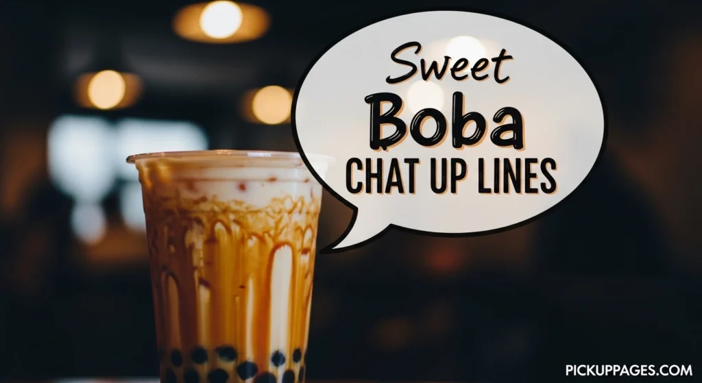 Sweet Boba Chat Up Lines
