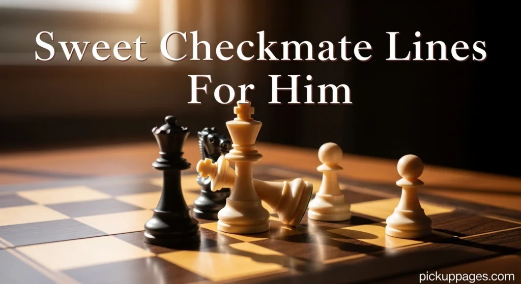 Sweet Checkmate Lines For Him