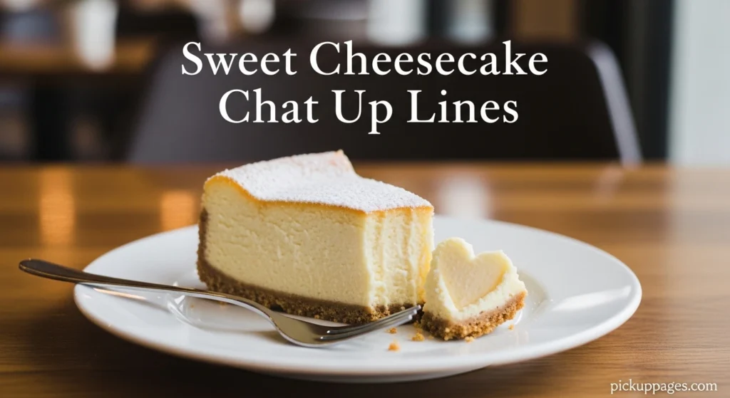 Sweet Cheesecake Chat Up Lines