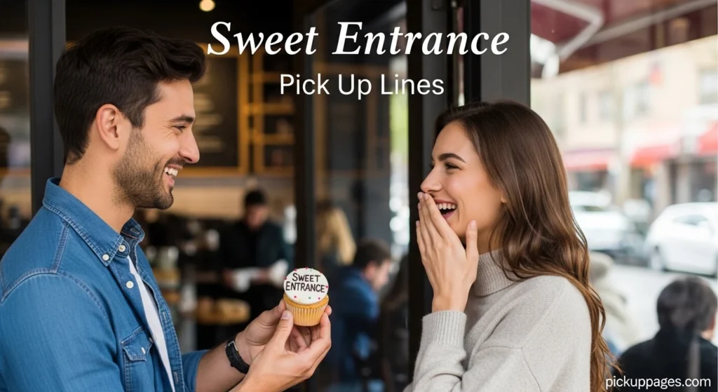 Sweet Entrance Pick Up Lines