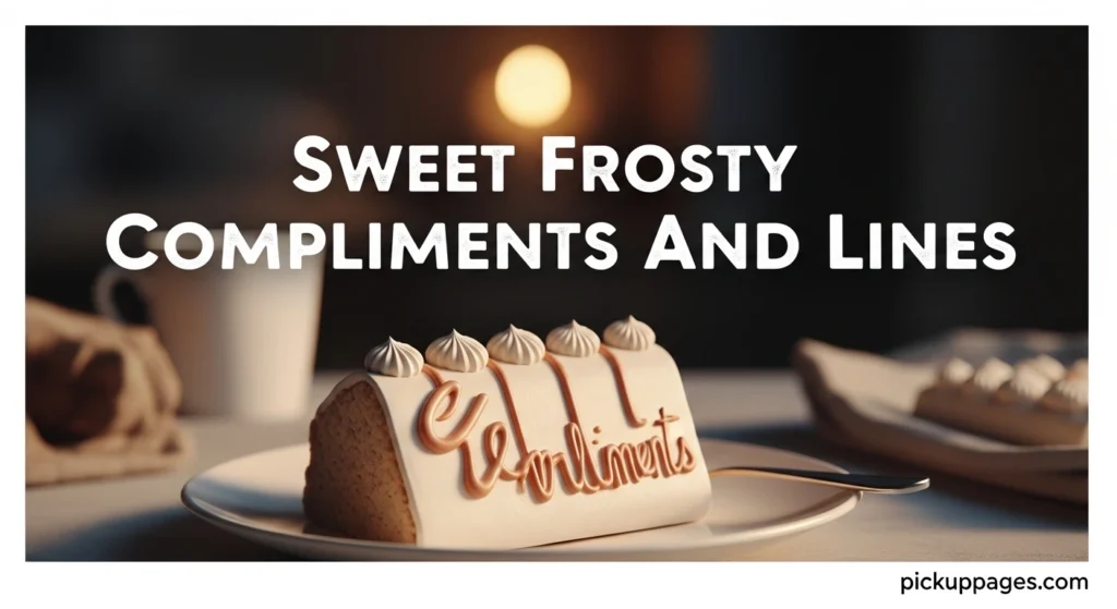 Sweet Frosty Compliments And Lines