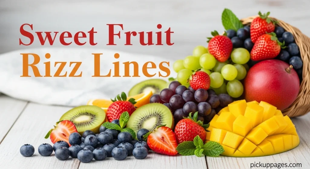 Sweet Fruit Rizz Lines