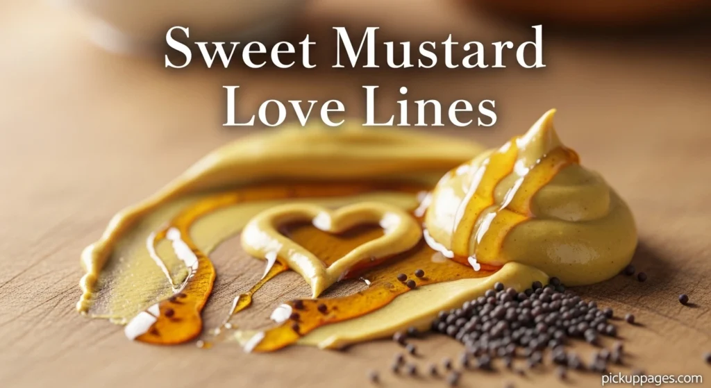 Sweet Mustard Love Lines