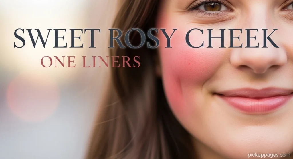 Sweet Rosy Cheek One Liners