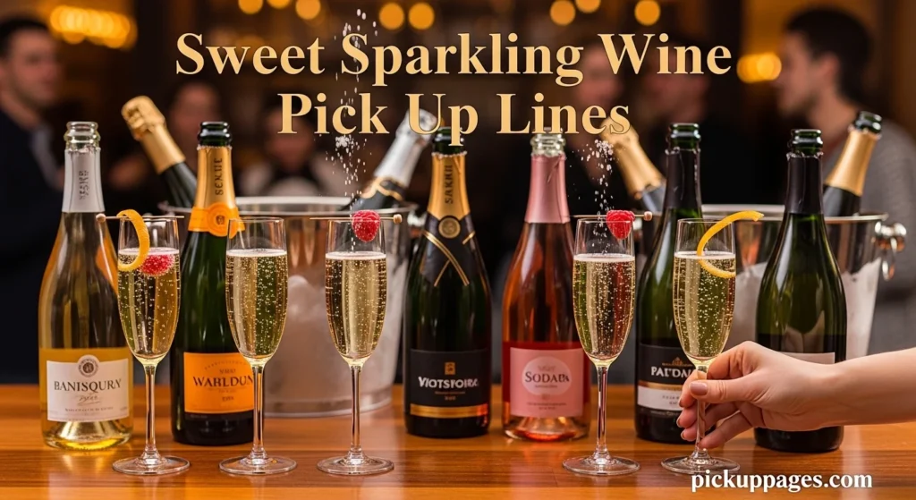 Sweet Sparkling Wine Pick Up Lines