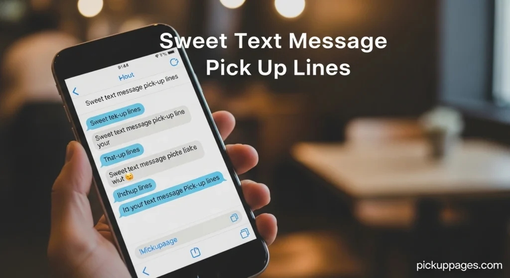 Sweet Text Message Pick Up Lines