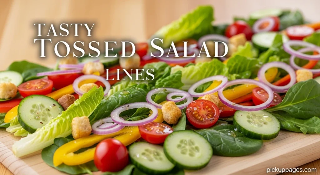 Tasty Tossed Salad Lines