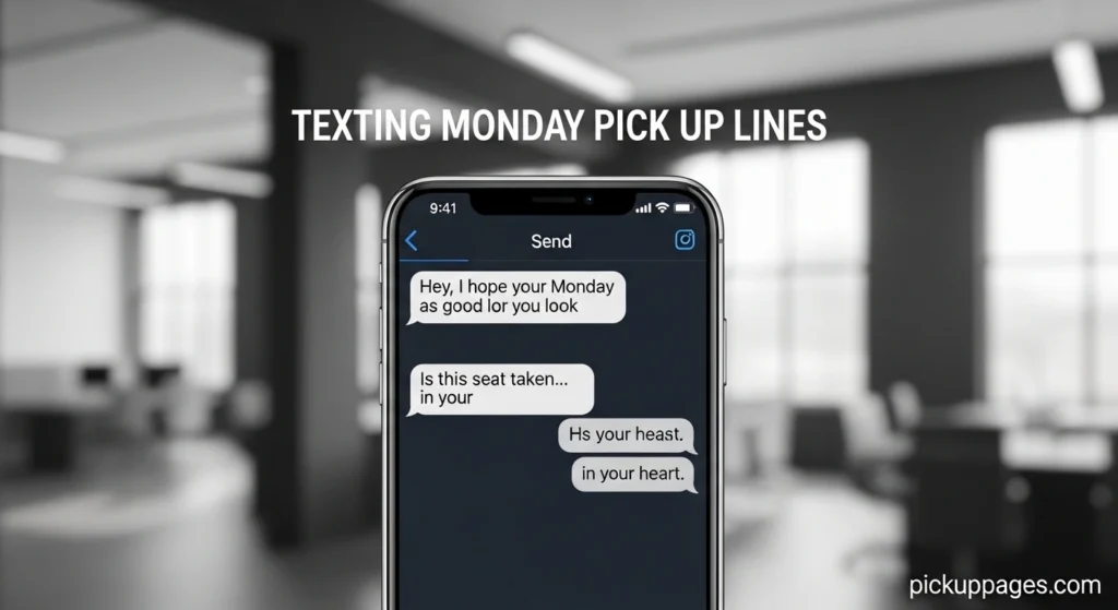 Texting Monday Pick Up Lines