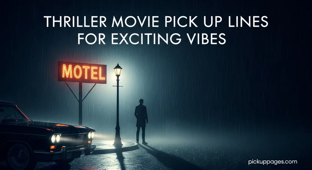 Thriller Movie Pick Up Lines for Exciting Vibes