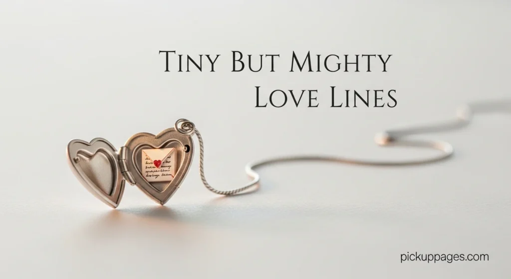 Tiny But Mighty Love Lines
