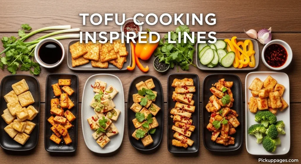 Tofu Cooking Inspired Lines