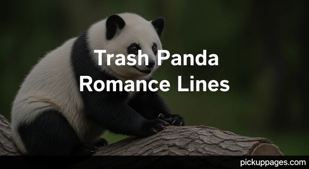 Trash Panda Romance Lines