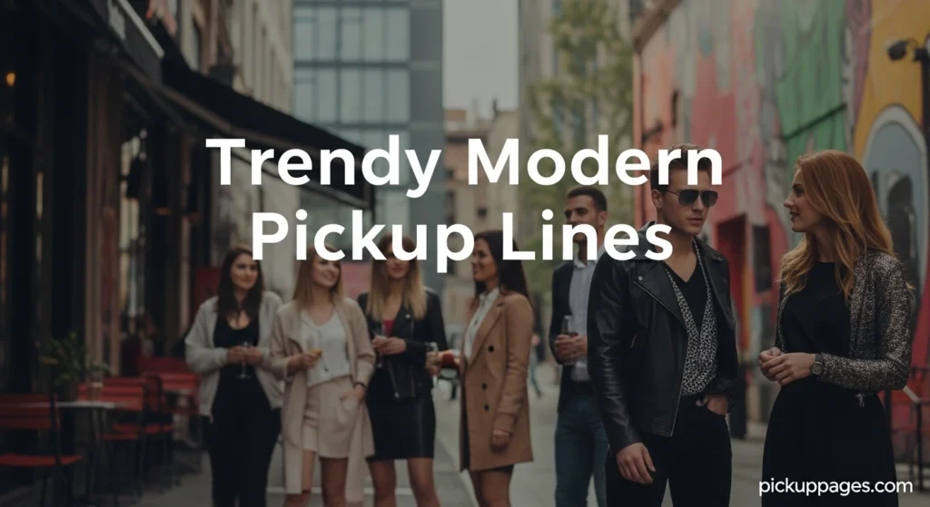 Trendy Modern Pickup Lines