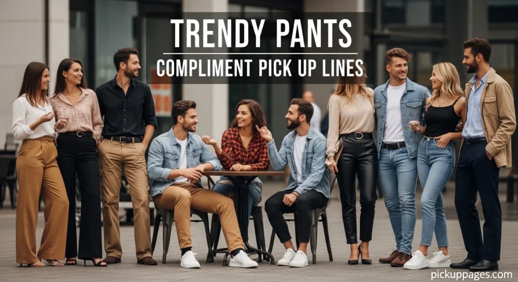 Trendy Pants Compliment Pick Up Lines