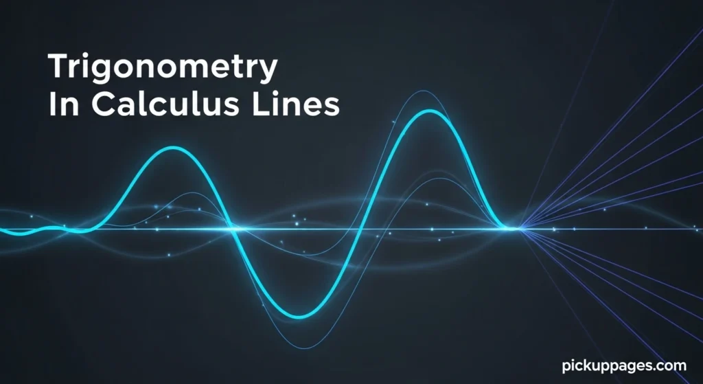 Trigonometry In Calculus Lines