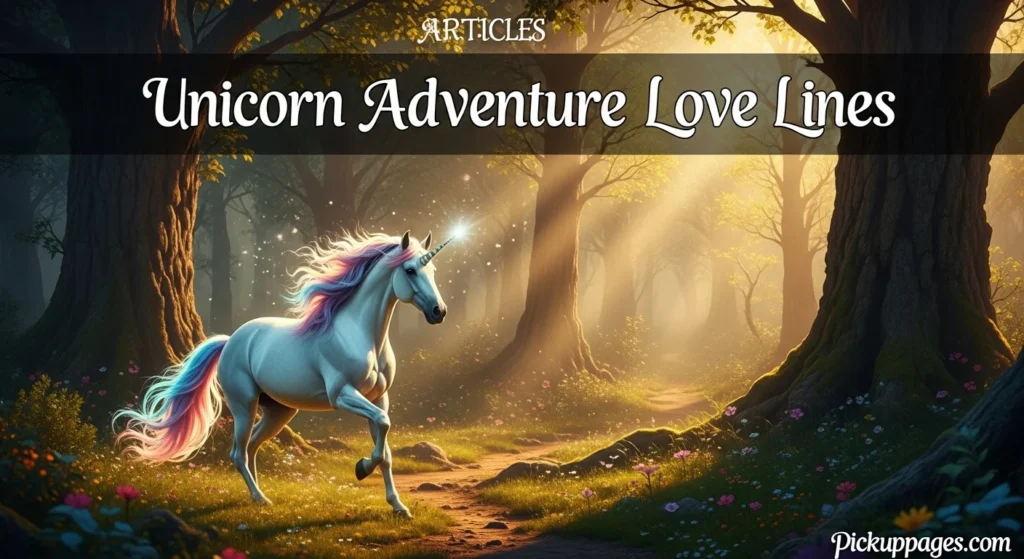Unicorn Adventure Love Lines