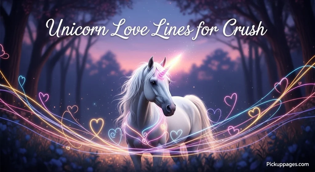 Unicorn Love Lines for Crush