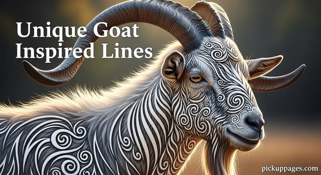 Unique Goat Inspired Lines