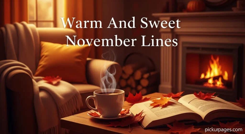 Warm And Sweet November Lines