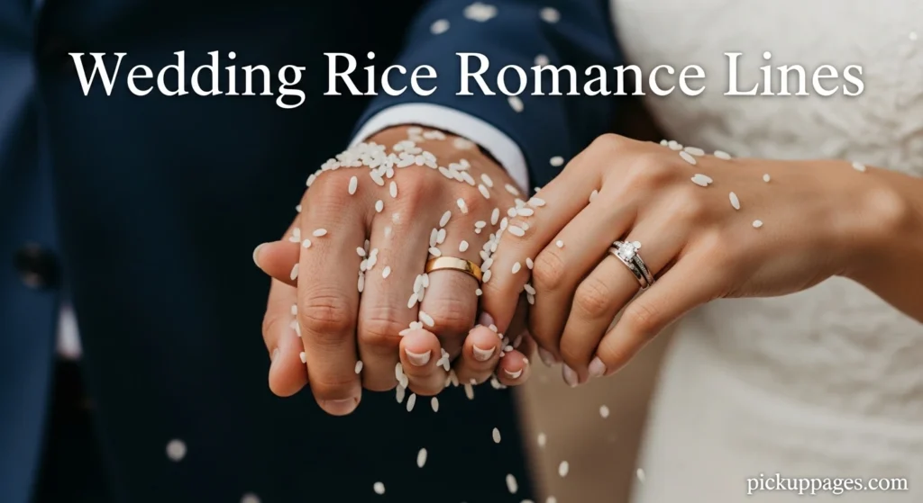 Wedding Rice Romance Lines