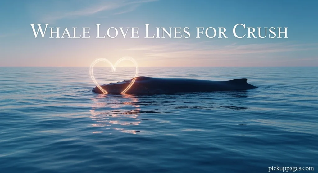 Whale Love Lines for Crush