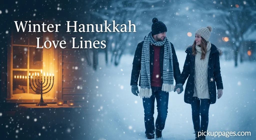 Winter Hanukkah Love Lines