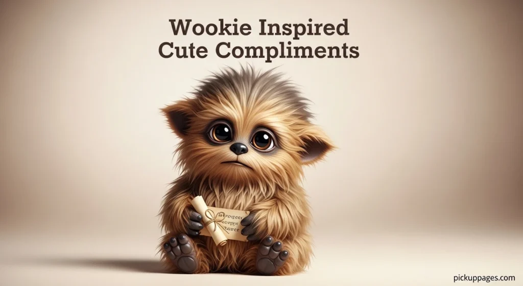 Wookiee Inspired Cute Compliments