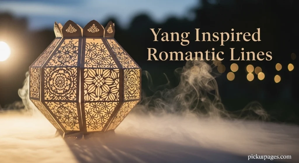Yang Inspired Romantic Lines