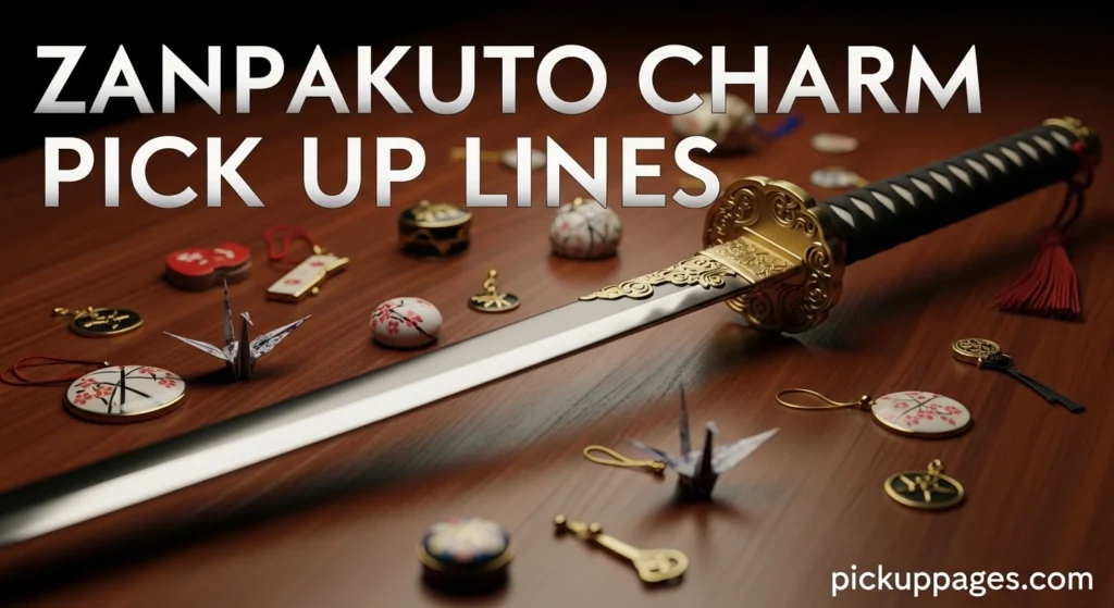 Zanpakuto Charm Pick Up Lines