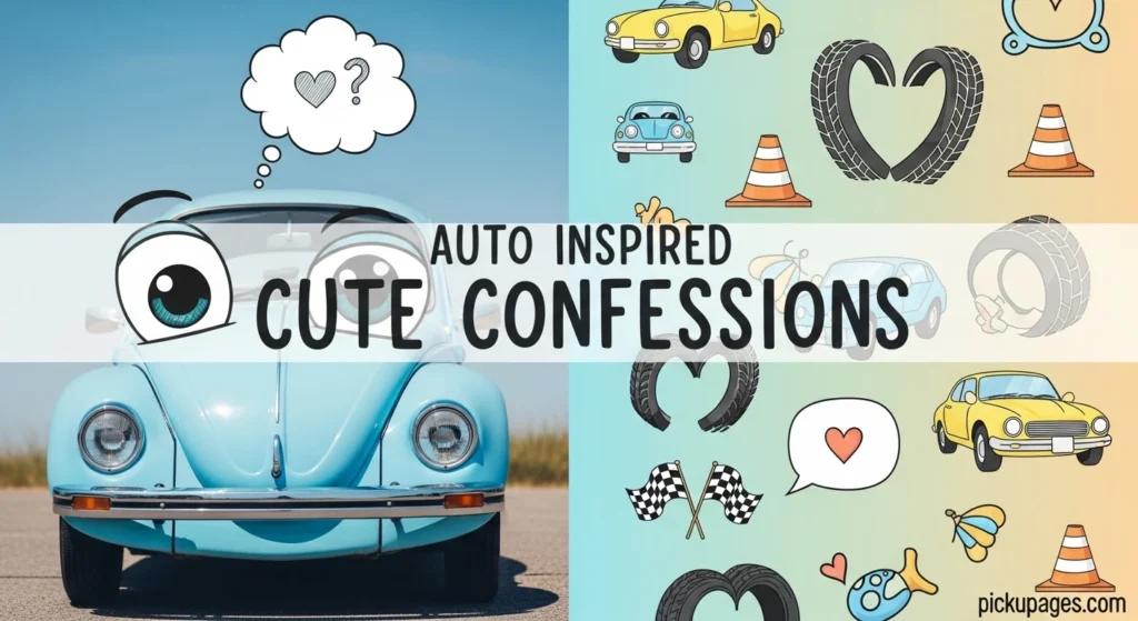 Auto Inspired Cute Confessions