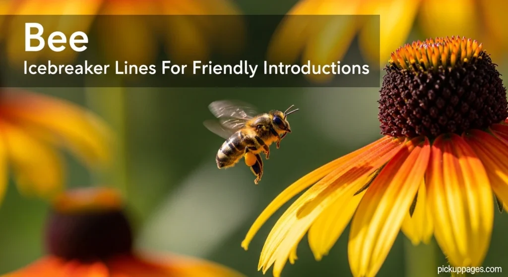 Bee Icebreaker Lines For Friendly Introductions