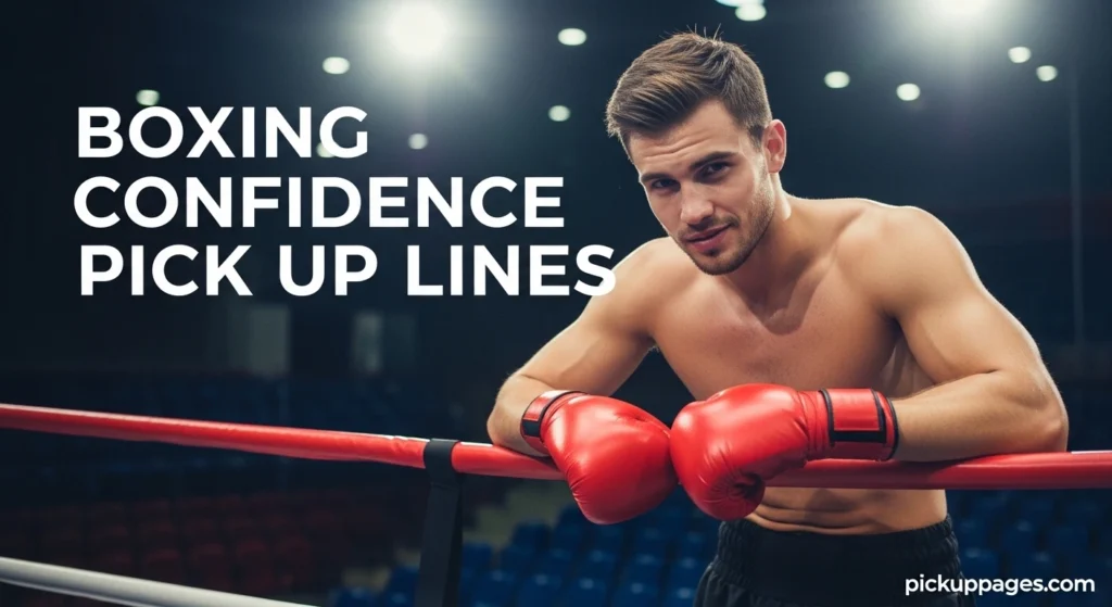 Boxing Confidence Pick Up Lines